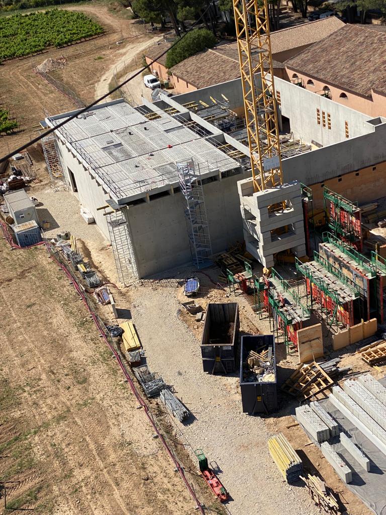 Ingénierie structurelle pour bâtiment de production viticole